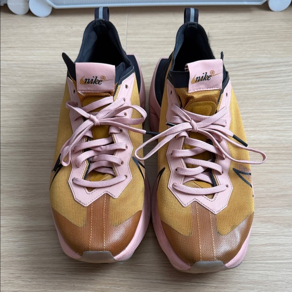 Nike Women's Pink and Gold Sneakers - Picture 2 of 4